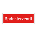 Sprinklerventil