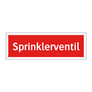 Sprinklerventil