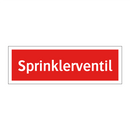 Sprinklerventil