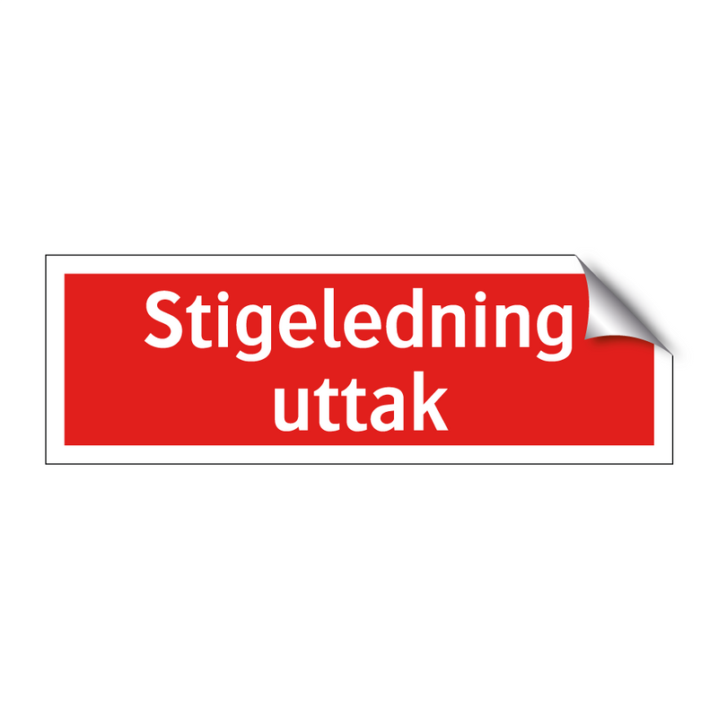 Stigeledning uttak & Stigeledning uttak & Stigeledning uttak & Stigeledning uttak