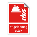 Stigeledning uttak