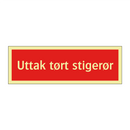 Uttak tort stigerør