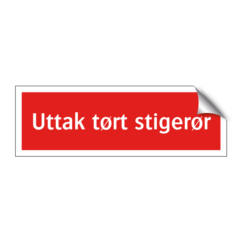 Uttak tort stigerør