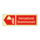 Innsatsvei brannvesen