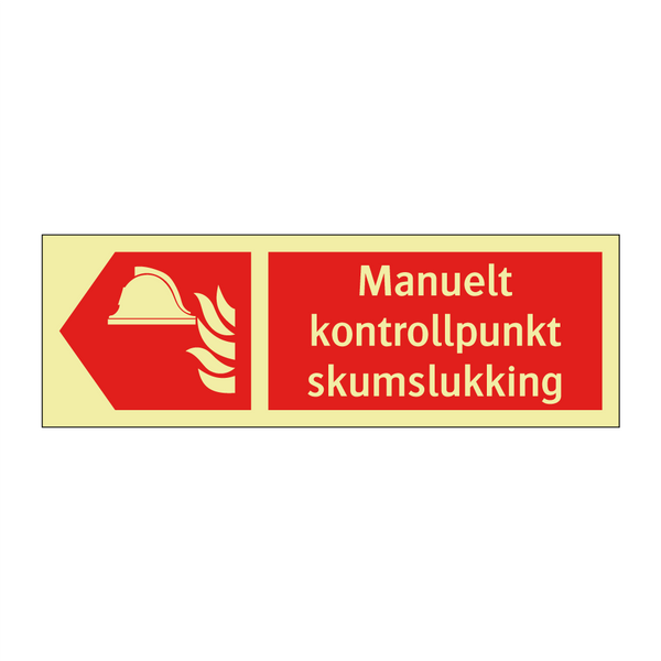Manuelt kontrollpunkt skumslukking