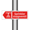Sprinkler stoppventil
