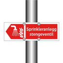 Sprinkleranlegg stengeventil