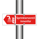 Sprinklerventil innenfor
