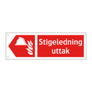 Stigeledning uttak