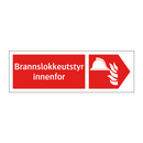 Brannslokkeutstyr innenfor