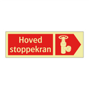 Hoved stoppekran