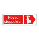 Hoved stoppekran