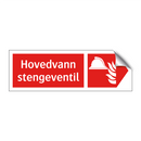 Hovedvann stengeventil