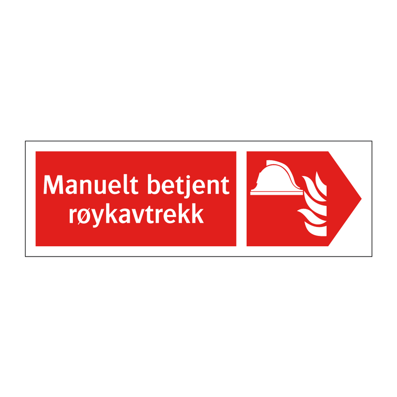 Manuelt betjent røykavtrekk