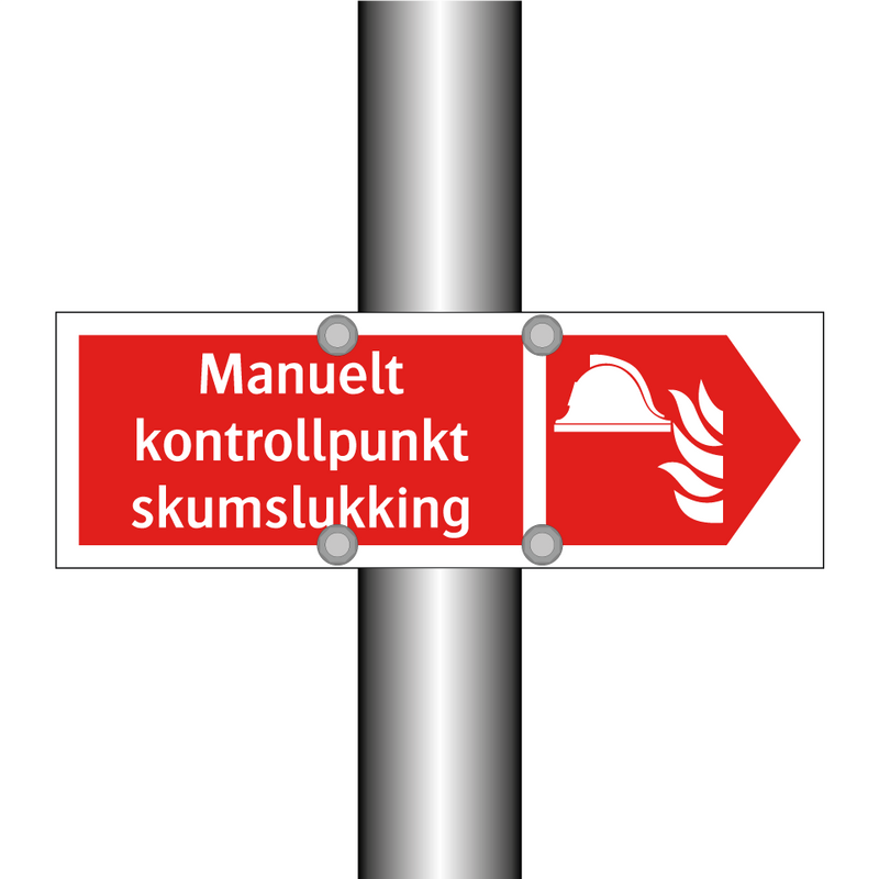 Manuelt kontrollpunkt skumslukking