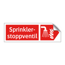 Sprinklerstoppventil