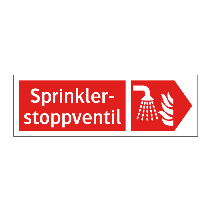Sprinklerstoppventil