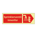 Sprinklerventil innenfor