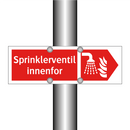 Sprinklerventil innenfor