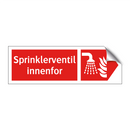 Sprinklerventil innenfor