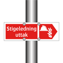 Stigeledning uttak