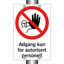 Adgang kun for autorisert personell
