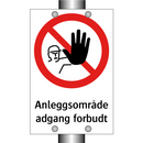 Anleggsområde adgang forbudt