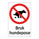 Bruk hundepose