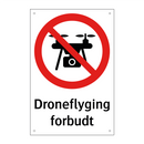 Droneflyging forbudt