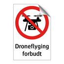Droneflyging forbudt