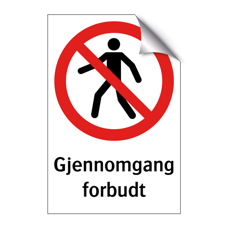 Gjennomgang forbudt & Gjennomgang forbudt & Gjennomgang forbudt & Gjennomgang forbudt