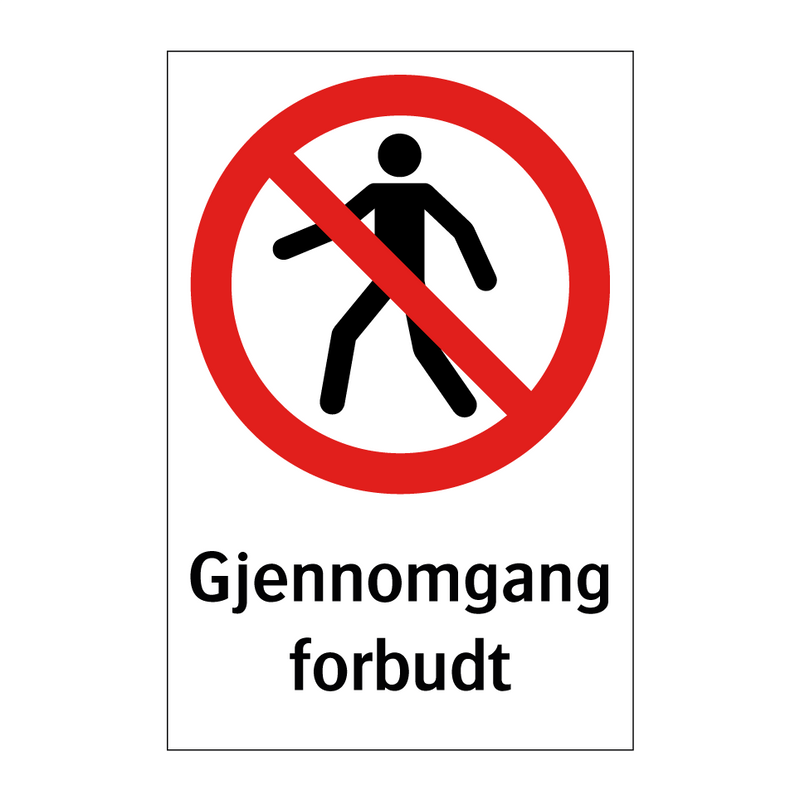 Gjennomgang forbudt & Gjennomgang forbudt & Gjennomgang forbudt & Gjennomgang forbudt