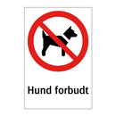 Hund forbudt