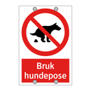 Bruk hundepose