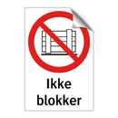 Ikke blokker