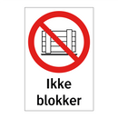Ikke blokker