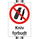 Kniv forbudt