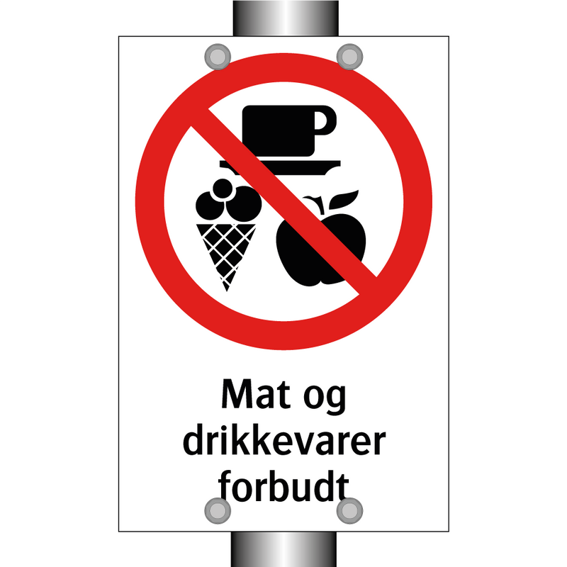 Mat og drikkevarer forbudt & Mat og drikkevarer forbudt & Mat og drikkevarer forbudt