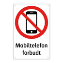 Mobiltelefon forbudt