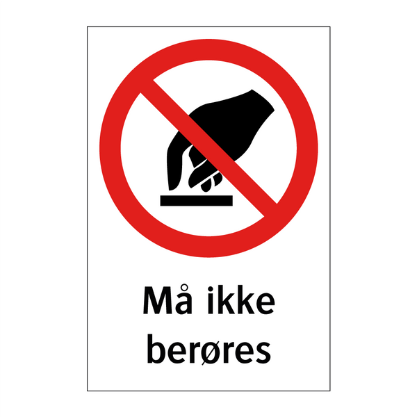 Må ikke berøres & Må ikke berøres & Må ikke berøres & Må ikke berøres & Må ikke berøres