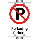 Parkering forbudt (p-symbol)