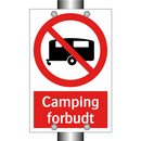 Camping forbudt campingvogn