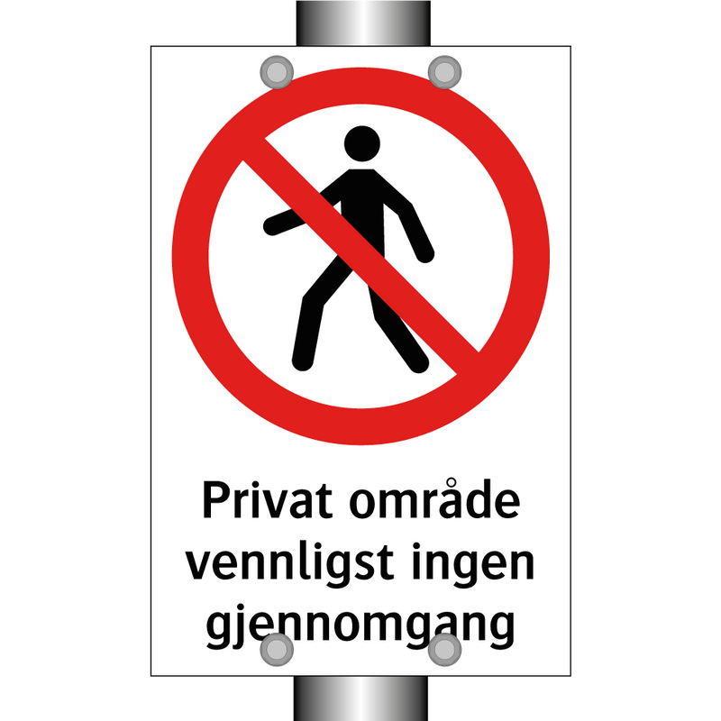 Privat område vennligst ingen gjennomgang & Privat område vennligst ingen gjennomgang