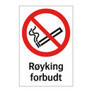 Røyking forbudt