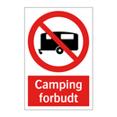 Camping forbudt campingvogn