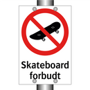 Skateboard forbudt