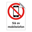 Slå av mobiltelefon