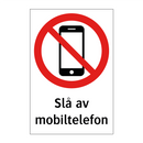 Slå av mobiltelefon