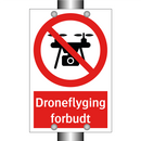Droneflyging forbudt