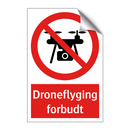 Droneflyging forbudt